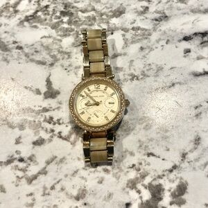 Michael Kors gold and horn watch